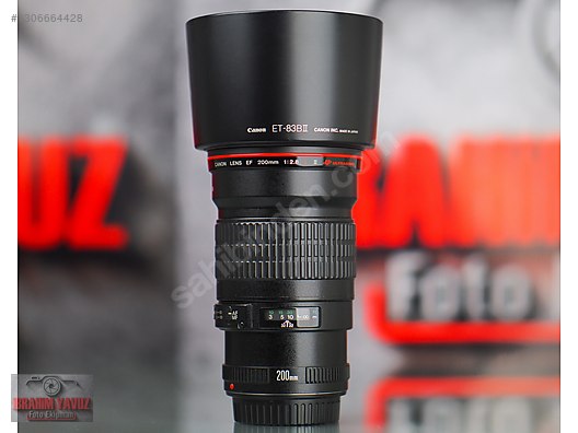 Lensler / Canon EF 200mm F/2.8L II USM Prime Lens ( SIFIR NİYETİNE