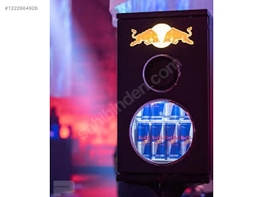redbull dj cooler 2 kapılı özel şişe soğutuculu mini buzdolabı