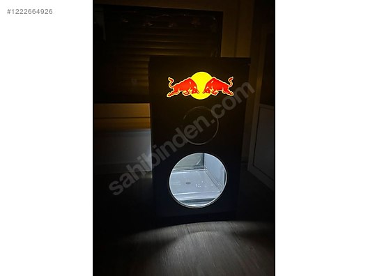 redbull dj cooler 2 kapılı özel şişe soğutuculu mini buzdolabı