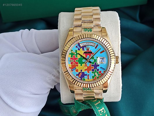 Rolex / ROLEX DAY-DATE PUZZLE & BUBBLESS 40mm KUTU TAM SET