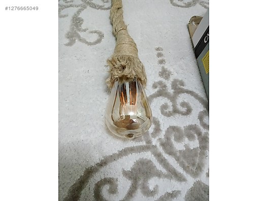 Halatlı Rustik Led Ampul (Cata) - Ampul ve Yapı Malzemeleri sahibinden.com'da
