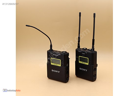 SONY UTX-B03+URX-B03 Kablosuz Yaka Mikrofonu(566.025-630.000 mhz