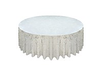 KADİFE MASA ÖRTÜSÜ 300CM TEK PARÇA RENK:BEYAZ