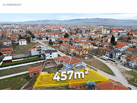 BOLVADİN'DE SATILIK 3KAT İMARLI ARSA VİLLA & APARTMAN İÇİN UYGUN