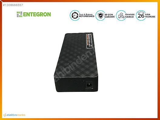 ENTEGRON 8 PORT 10/100M FAST ETHERNET SWITH ENTDS100-8F sahibinden ...