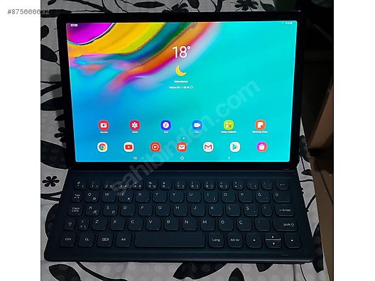 Samsung S5e Tablet 3 Yil Teknosa Garanti Orjinal Klavye Kilif Samsung Galaxy Tab S5e T720 Sahibinden Com Da 875666632