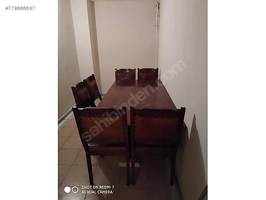 Ceviz Mobilya Masa 6 Kisilik Masa Takimi Ilanlari Sahibinden Com Da 778666687