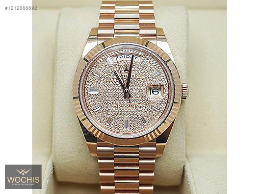 Rolex day date fluted bezel store