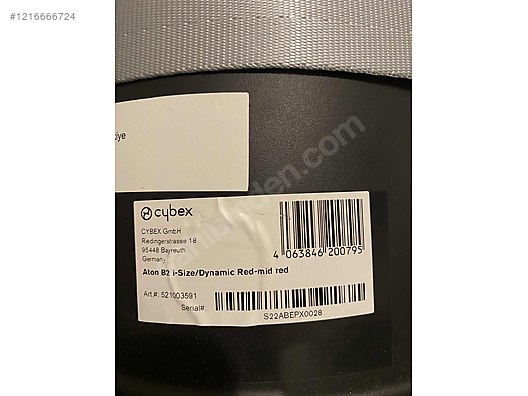 Cybex Aton B2 İ-Size Ana Kucağı - Cybex Ana Kucağı sahibinden.com'da