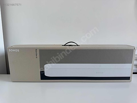 Sonos Beam Gen 2 ホワイト 中古 Sonos Beam Gen 2 Beyaz - İkinci El Sonos Soundbar Hoparlör