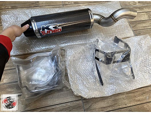 Exhaust / KAWASAKİ ZX-6R NİNJA 636 2007-2008 KR TUNED TÜP EGZOZ on