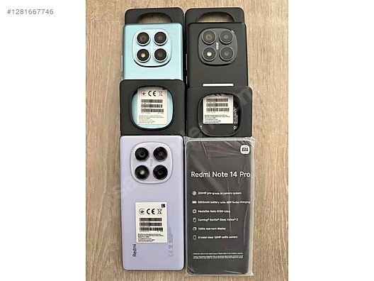 İkinci El ve Sıfır Alışveriş / Cep Telefonu & Aksesuar / Cep Telefonu / Xiaomi / Redmi Note 14 Pro