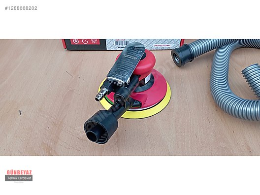 150 MM ORBİTAL HAVALI ZIMPARA MAKİNASI TOZ EMME HORTUMLU - Sıfır