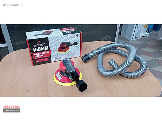 150 MM ORBİTAL HAVALI ZIMPARA MAKİNASI TOZ EMME HORTUMLU - Sıfır