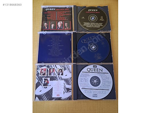 QUEEN 3 ADET CD ALBÜM - Müzik CD leri Alışverişte İlk Adres