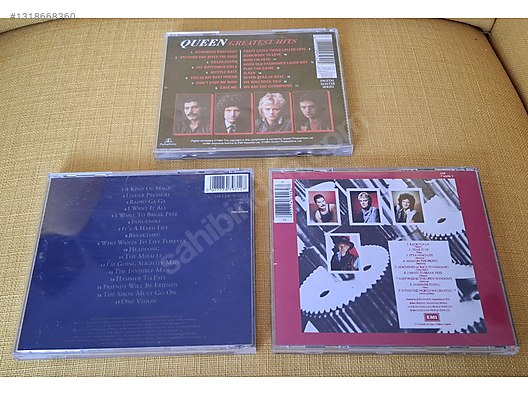 QUEEN 3 ADET CD ALBÜM - Müzik CD leri Alışverişte İlk Adres