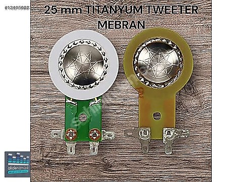 パーツ t.i 25MM TİTANYUM TİZ MEMBRANI AKDENİZ MÜZİK sahibinden.comda - 1324668493
