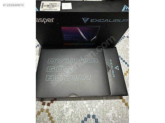EXCALIBUR G770 oyuncu laptop 3050 i7 12.nesil - İlan ve alışverişte ilk adres sahibinden.com'da