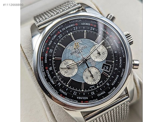 Breitling transocean hot sale world time