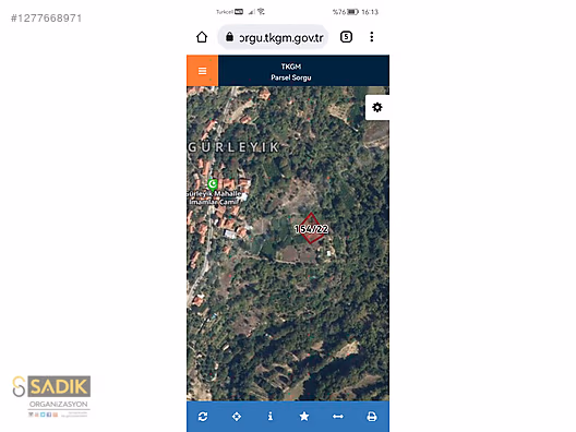 MİHALIÇÇIK GÜRLEYİK MAH. SATILIK TARLA #1277668971