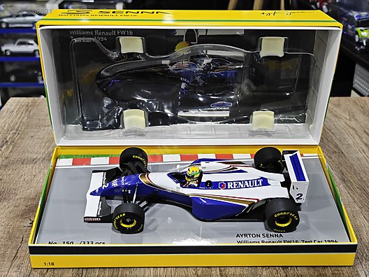 1/18 MİNİCHAMPS-WİLLİAMS RENAULT FW16 - SENNA 1994 (333 Limited