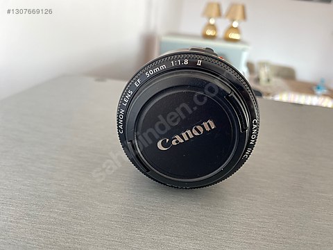 Lensler / Canon ef 50mm 1:1.8 II tertemiz sahibinden.comda