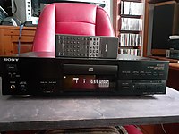 SONY CDP X 202 ES TEMIZ CD CALAR VE ORIJINAL RM D 991 KUMANDA
