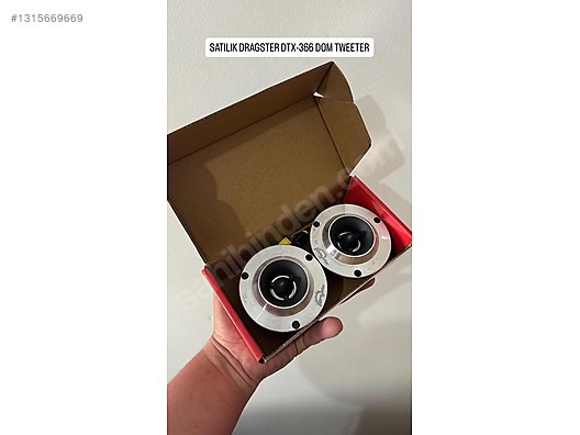 DAMONDE ハーフユニット Hoparlör / Tweeter / Dragster DTX-366 Professional Dome Tweeter