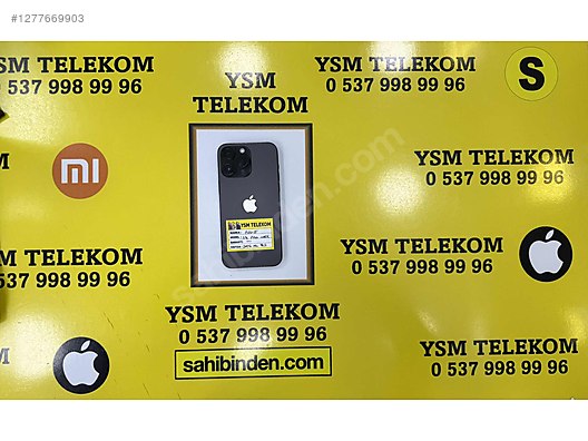 Resim Apple iPhone 14 Pro Max İkinci El YD | 256 GB | Siyah İkinci El YSM TELEKOM'DAN İPHONE 14 PRO MAX 256 GB SİYAH
