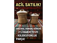Acil Satılık! Orijinal Dönem ürünü 2li Bakır sitil