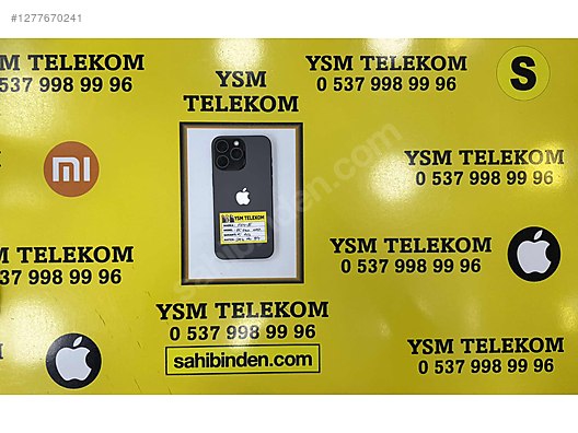 Resim Apple iPhone 15 Pro Max İkinci El TR | 256 GB | Siyah İkinci El YSM TELEKOM'DAN İPHONE 15 PRO MAX 256 GB SİYAH