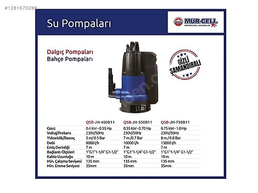 İkinci El ve Sıfır Alışveriş / Bahçe & Yapı Market / Yapı Malzemeleri / Sıhhi Tesisat / Pompa & Hidrofor