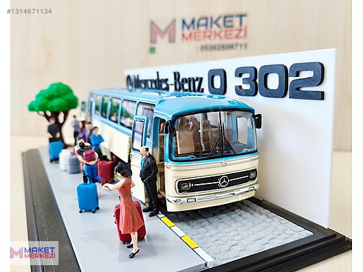 Özel Yapım Diecast Model 1:43 Mercedes - Benz Otobüs Çeşitleri
