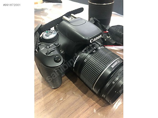 canon eos rebel t3i with 18-55 lens