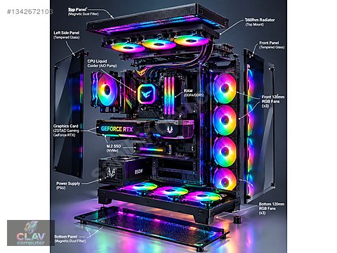 Toplama / AMD Ryzen 7 9800x3D // RTX 5080 16GB // TridentZ 32gb