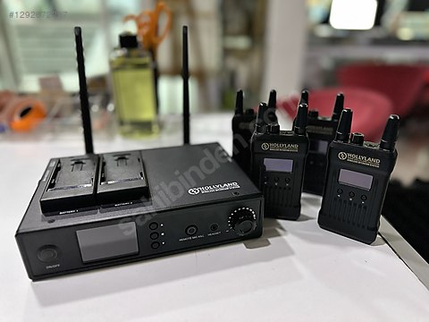 Mikrofon / Hollyland Mars T1000 Wireless Intercom 1 Alıcı 4 Verici