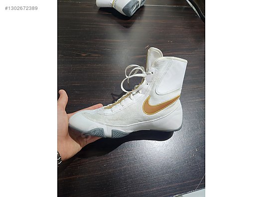 Nike Machomai 2 White Gold Boks Ayakkabası on sahibinden.com
