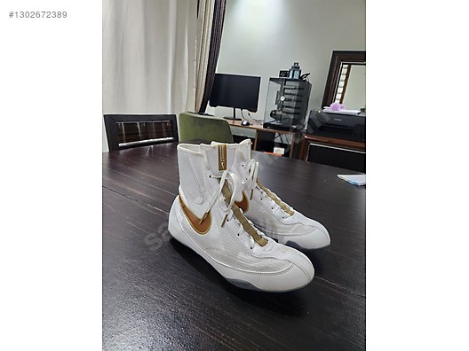Nike Machomai 2 White Gold Boks Ayakkabası on sahibinden.com