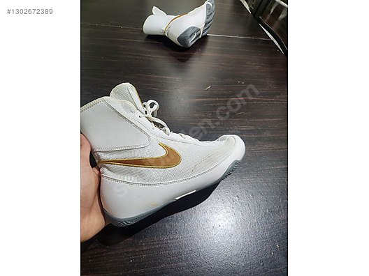 Nike Machomai 2 White Gold Boks Ayakkabası on sahibinden.com