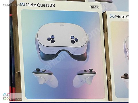  Quest 3S 128GB 中古一式 META QUEST 3S 128GB -SIFIR-KAPALI KUTU-HEMEN TESLİM-KONSOLPARK on
