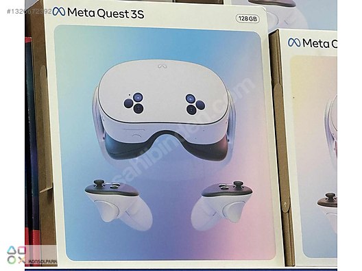 META QUEST 3S 128GB -SIFIR-KAPALI KUTU-HEMEN TESLİM-KONSOLPARK on