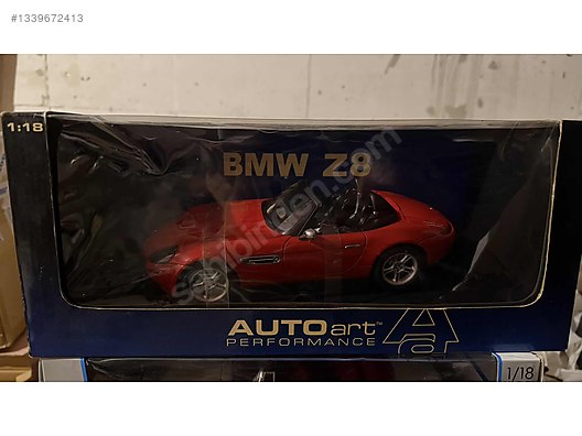 BMW Z8 kırmızı Autoart 1/18 on sahibinden.com - 1339672413