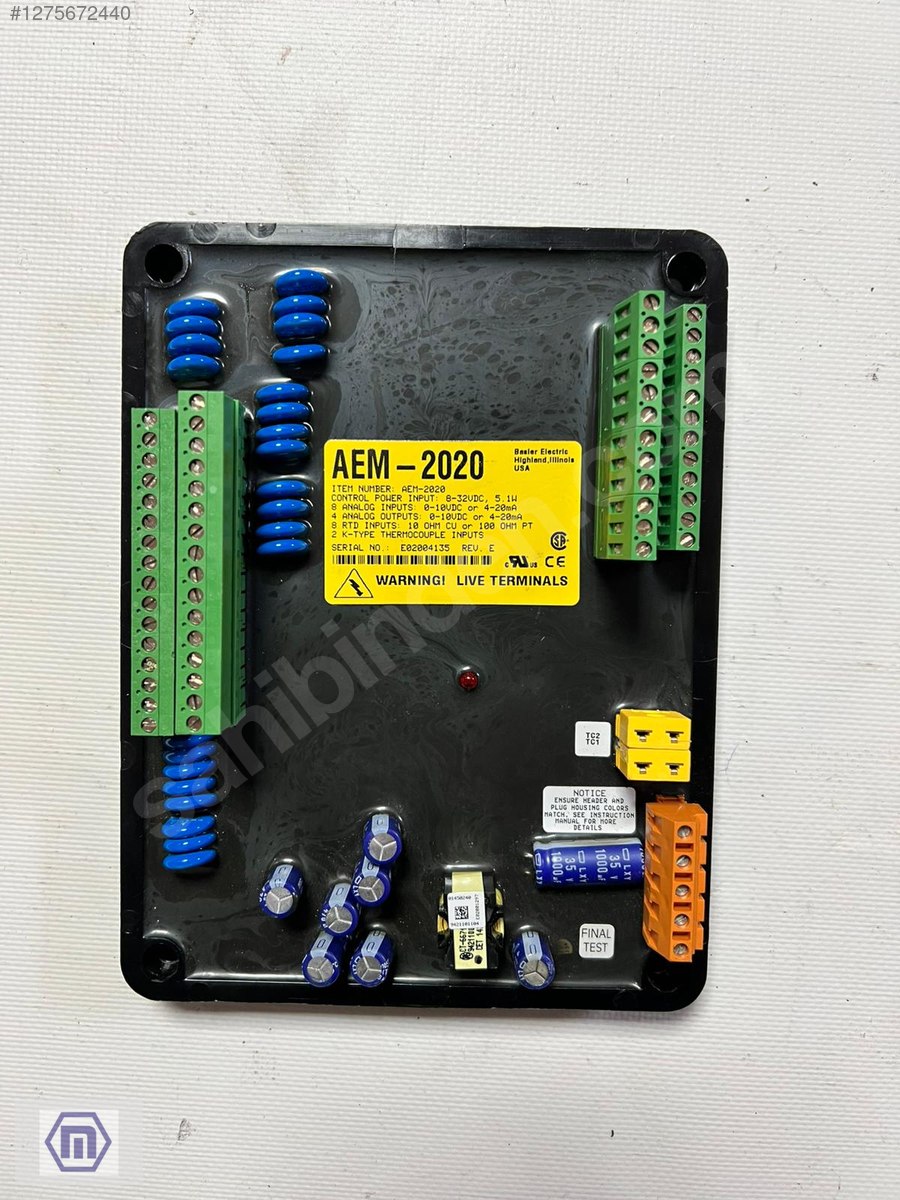 BASLER Electric AEM-2020 Analog Expansion Module - Basler Programlayıcı ...