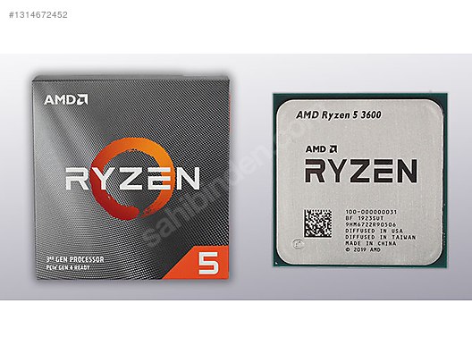 AMD RYZEN 5 3600 İŞLEMCİ SORUNSUZ. KUTULU sahibinden.comda