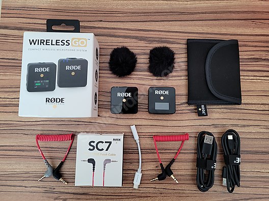 Mikrofon / Rode Wireless Go II / Sıfır Ayarında Kullanılmadı