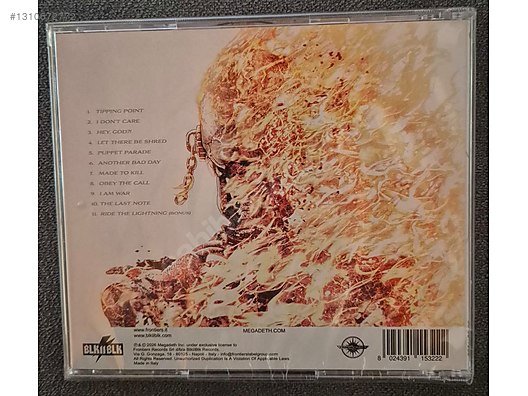 Megadeth - Megadeth Jewelcase Cd Album Sifir Ucretsiz Kargo