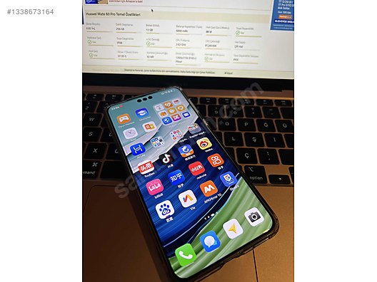 512 GB Siyah Huawei Mate 60 Pro Cep Telefonu - 1338673164