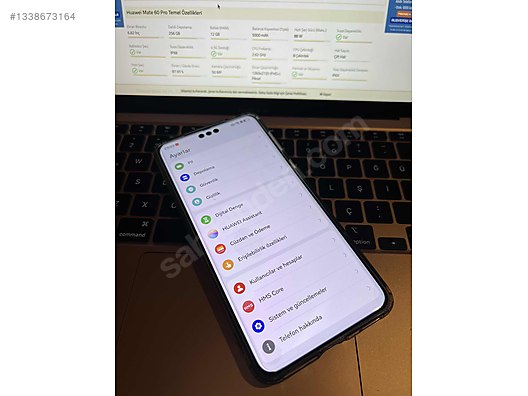 512 GB Siyah Huawei Mate 60 Pro Cep Telefonu - 1338673164
