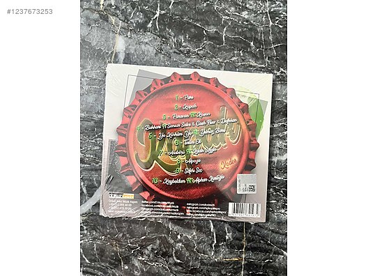 Kodes kapak sıfır jelatinli Türkçe rap cd - Müzik CD leri