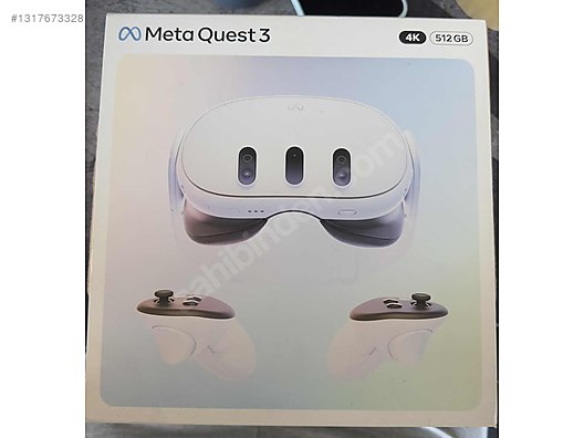 Meta Quest 3 512GB Çok Az Kullanılmış sahibinden.comda - 1317673328